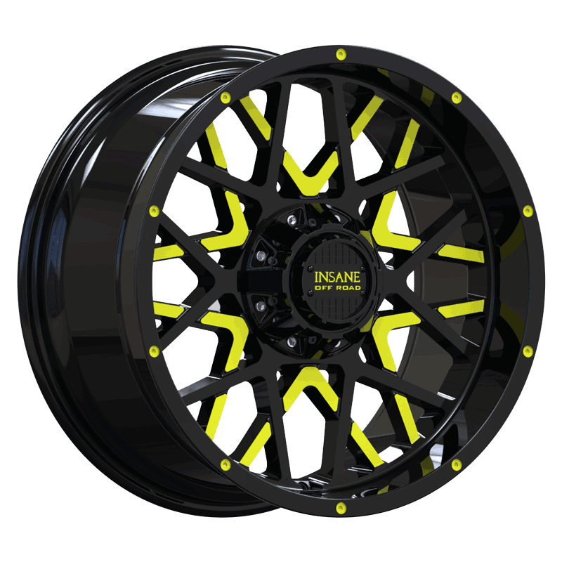IO-10 Gloss Black Yellow Milled