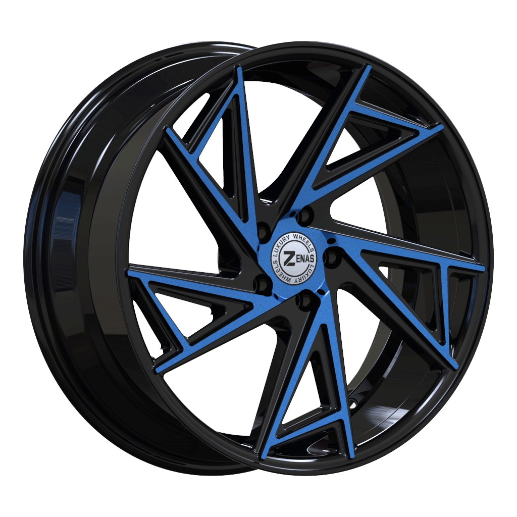 ZW-04 Gloss Black Blue Face
