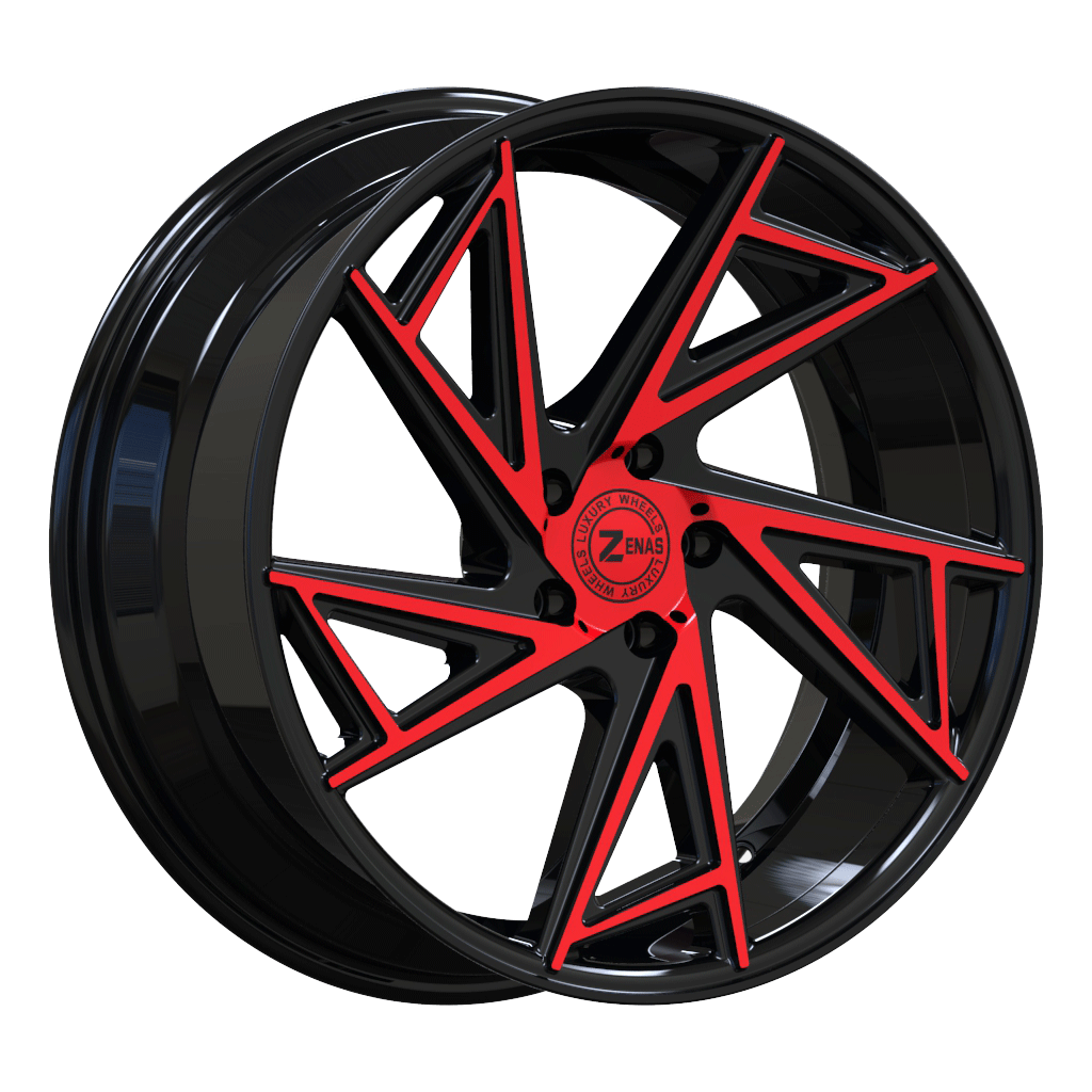 ZW-04 Gloss Black Red Face