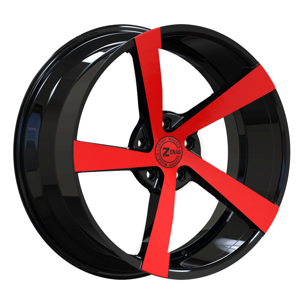 ZW15 Gloss Black Red Face